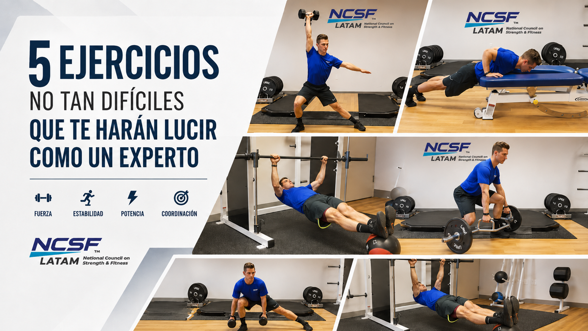 5 ejercicios no tan difíciles que te harán lucir como un experto