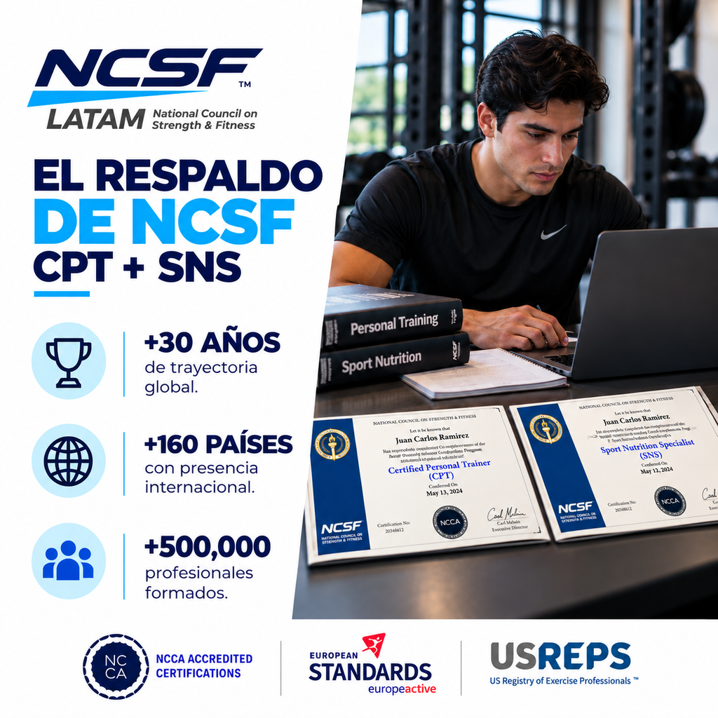 Combo CPT + SNS | Entrenador Personal y Nutrición Deportiva