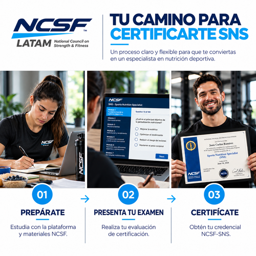 Certificación Internacional en Nutrición Deportiva NCSF (SNS)