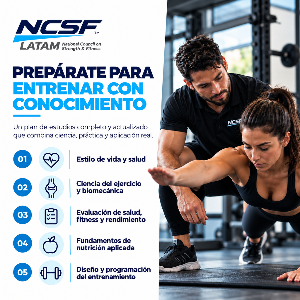 Certificación Internacional de Entrenador Personal NCSF (CPT)