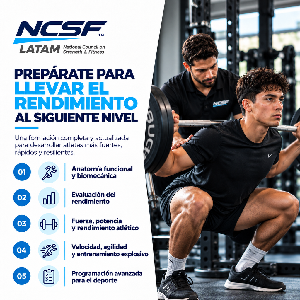 Certificación Internacional en Fuerza y Acondicionamiento NCSF (CSC)