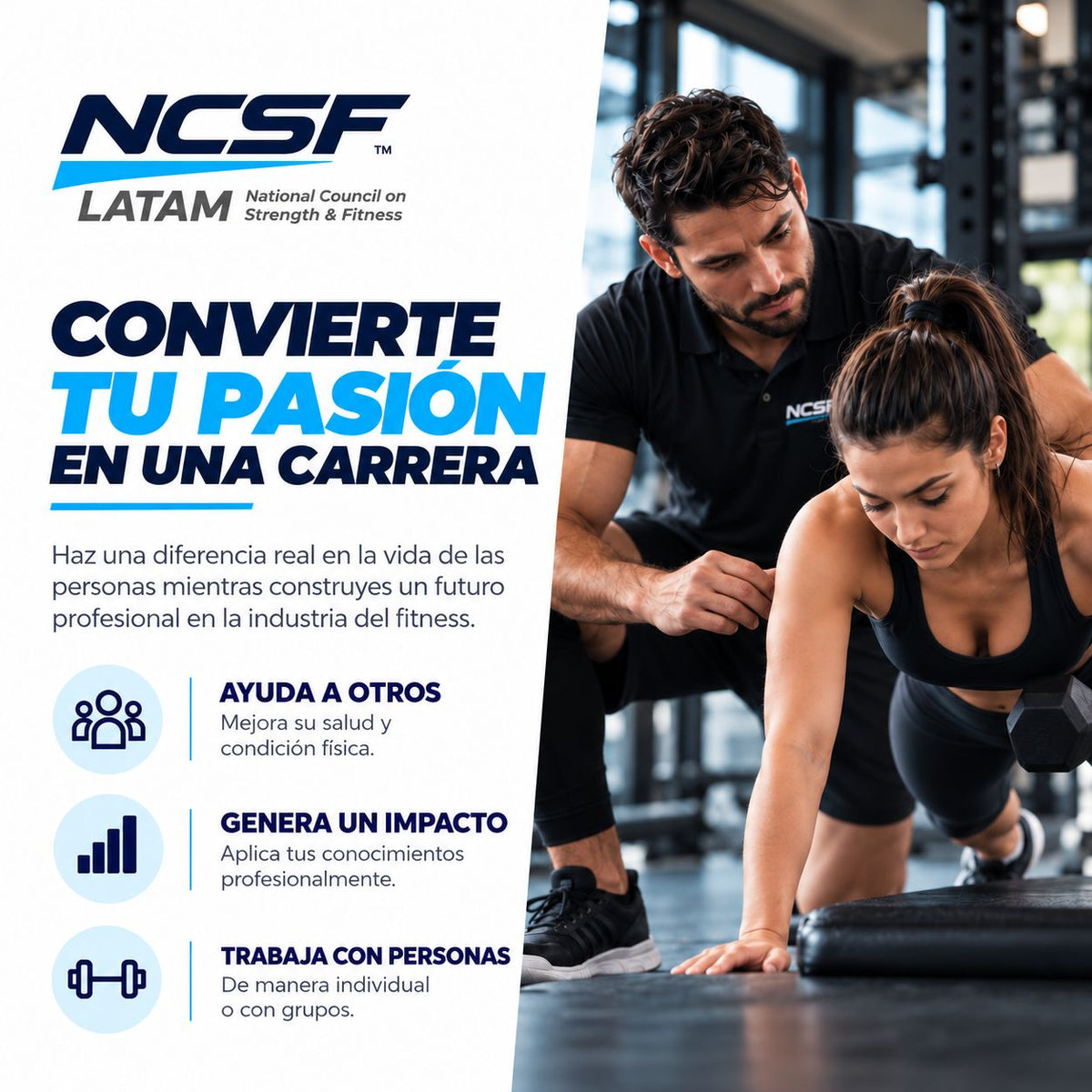 Certificación Internacional de Entrenador Personal NCSF (CPT)