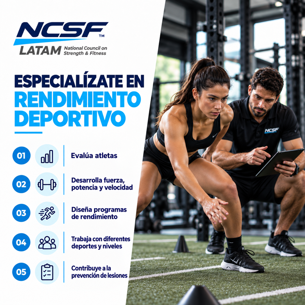 Certificación Internacional en Fuerza y Acondicionamiento NCSF (CSC)