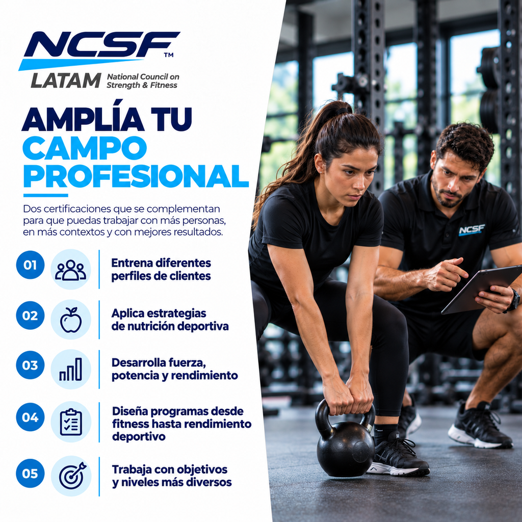 Combo CPT + SNS | Entrenador Personal y Nutrición Deportiva