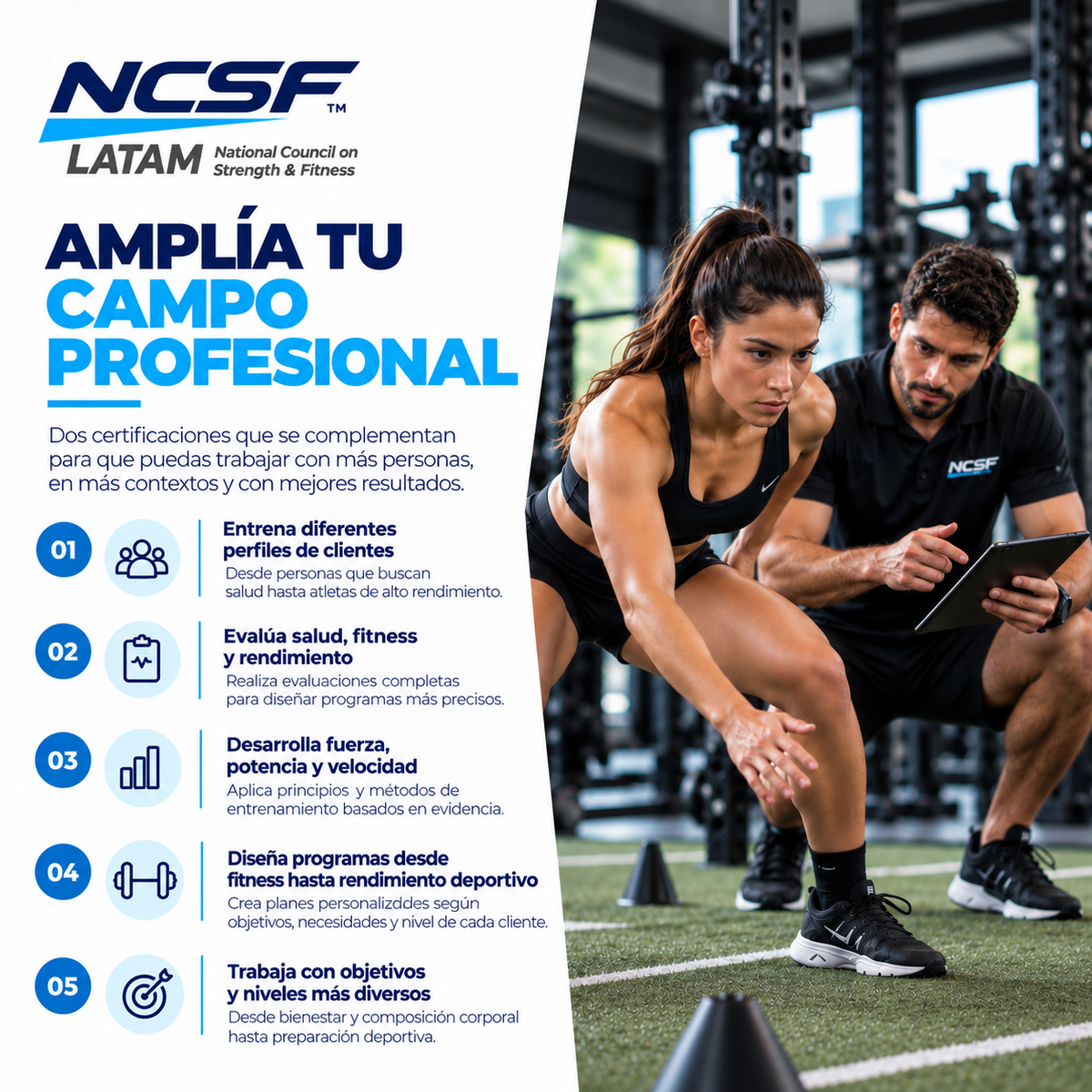 Combo CPT + CSC | Entrenador Personal y Fuerza y Acondicionamiento